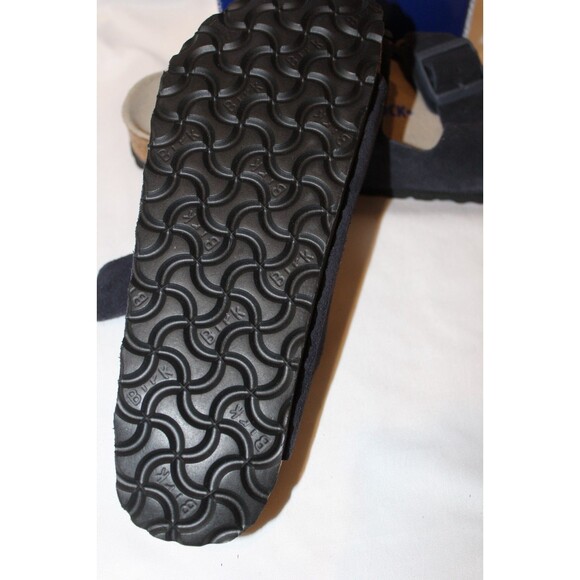 Birkenstock Women US 8 EU 39 Arizona Leather Sandals Washed Midnight Blue Narrow - Picture 5 of 5